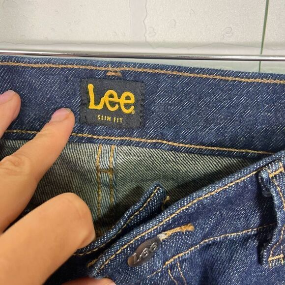 Lee Mens slim fit jeans size 38x32 Dark Wash - Picture 6 of 10